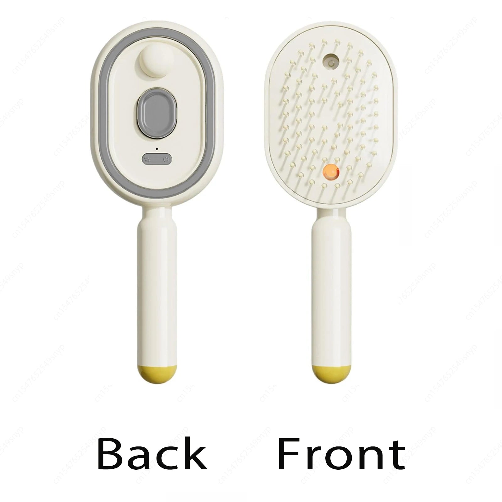 Electric Spray Hair Brush 2-In-1 Misting Hair Brush with Water Spray Reduce Frizz Anti-Static Retractable Steam Massage Comb